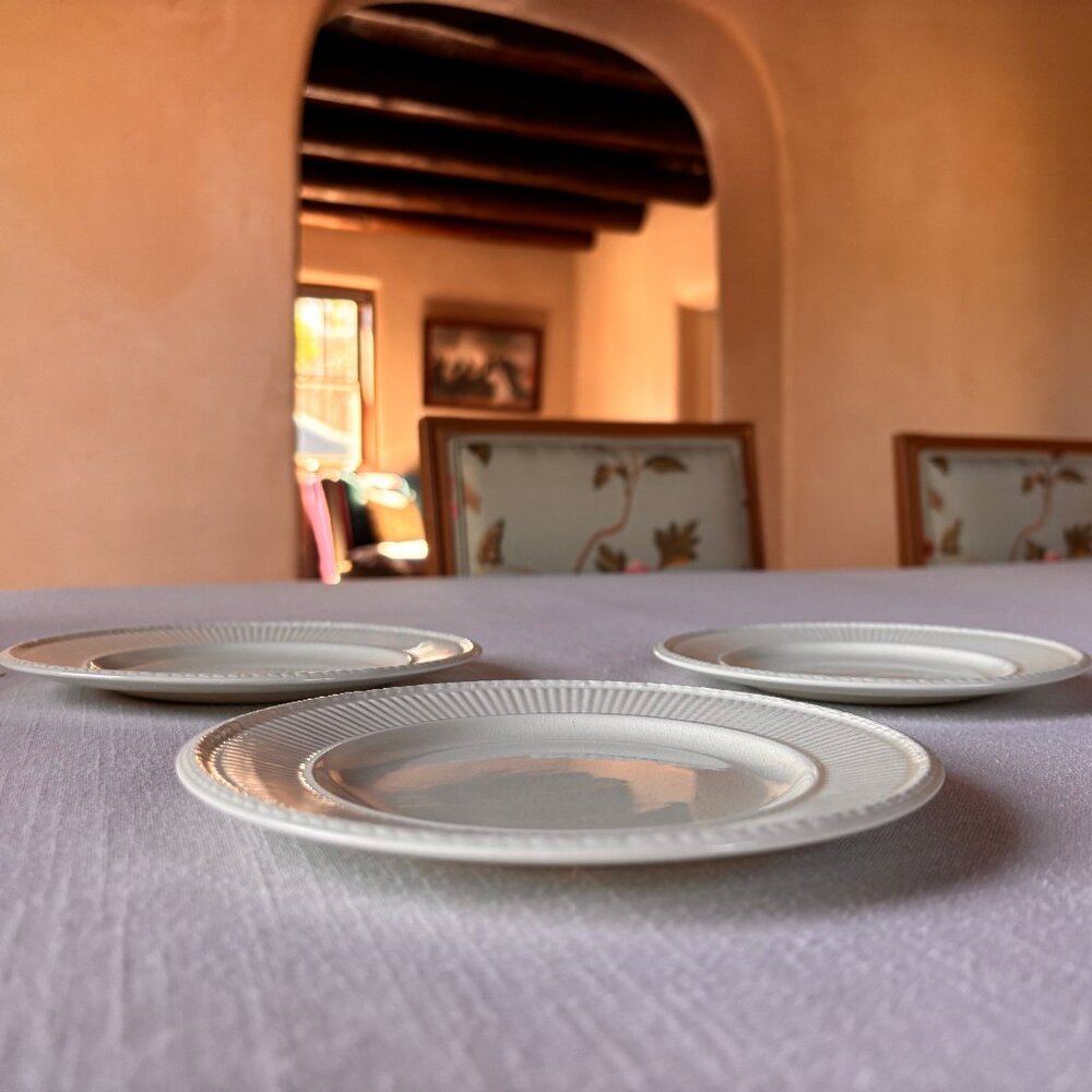 STORE CLOSING MARCH 30! Wedgwood Edme 6.25" Bread and Butter Plate in Cream - 3